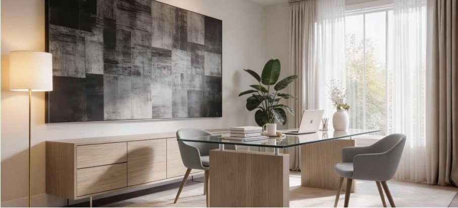 Pier House Towns Private Home Office Design with FlexFit Options by Branthaven at Lakeview Village Mississauga